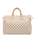 Speedy 35, &pound;780, Handbags, White, Canvas, Front view